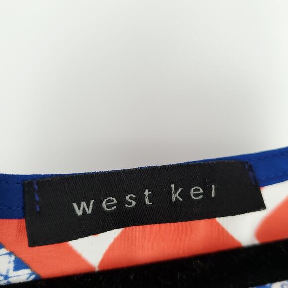 West Kei Floral and Medallion Print Tunic Top Size XL - Picture 10 of 10